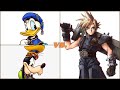 Cloud Vs Donald And Goofy