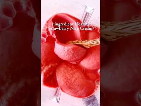 Strawberry nice cream with Mahnaz#shorts