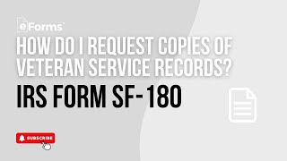 How Do I Request Copies of Veteran Service Records | Form SF 180