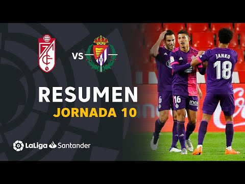 Resumen de Granada CF vs Real Valladolid (1-3)