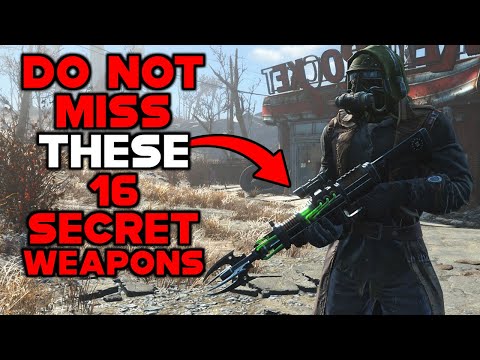 DO NOT MISS THESE 16 UNIQUE WEAPONS IN FAR HARBOR FALLOUT 4