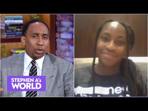 可可-高夫談她的事業、成功、萬達視界和漫威理論｜史蒂芬-A的世界。 (Coco Gauff on her career, success, WandaVision and Marvel theories | Stephen A’s World)