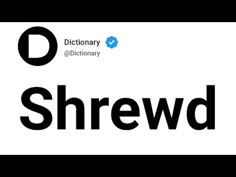 Shrewd Meaning In English