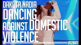 Dakota &amp; Nadia performed an AMAZING dance against domestic violence | France&#39;s Got Talent 2018