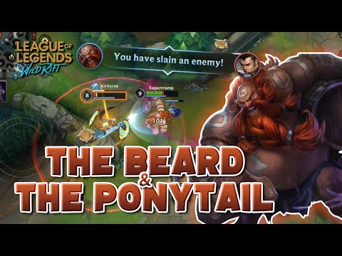 Battle of The Beard vs The Ponytail -  Wild Rift - Gragas Gameplay