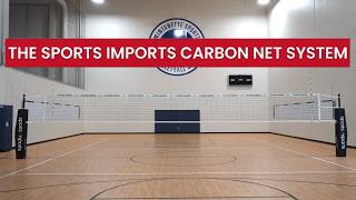 SI-1™ Carbon Pole Net System | The Complete Indoor Volleyball Net System from Sp