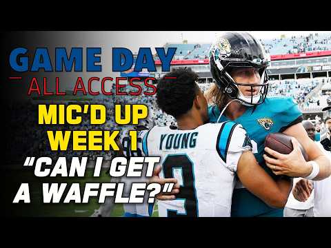 NFL Week 1 Mic'd Up! "Can I get a waffle?" | Game Day All Access