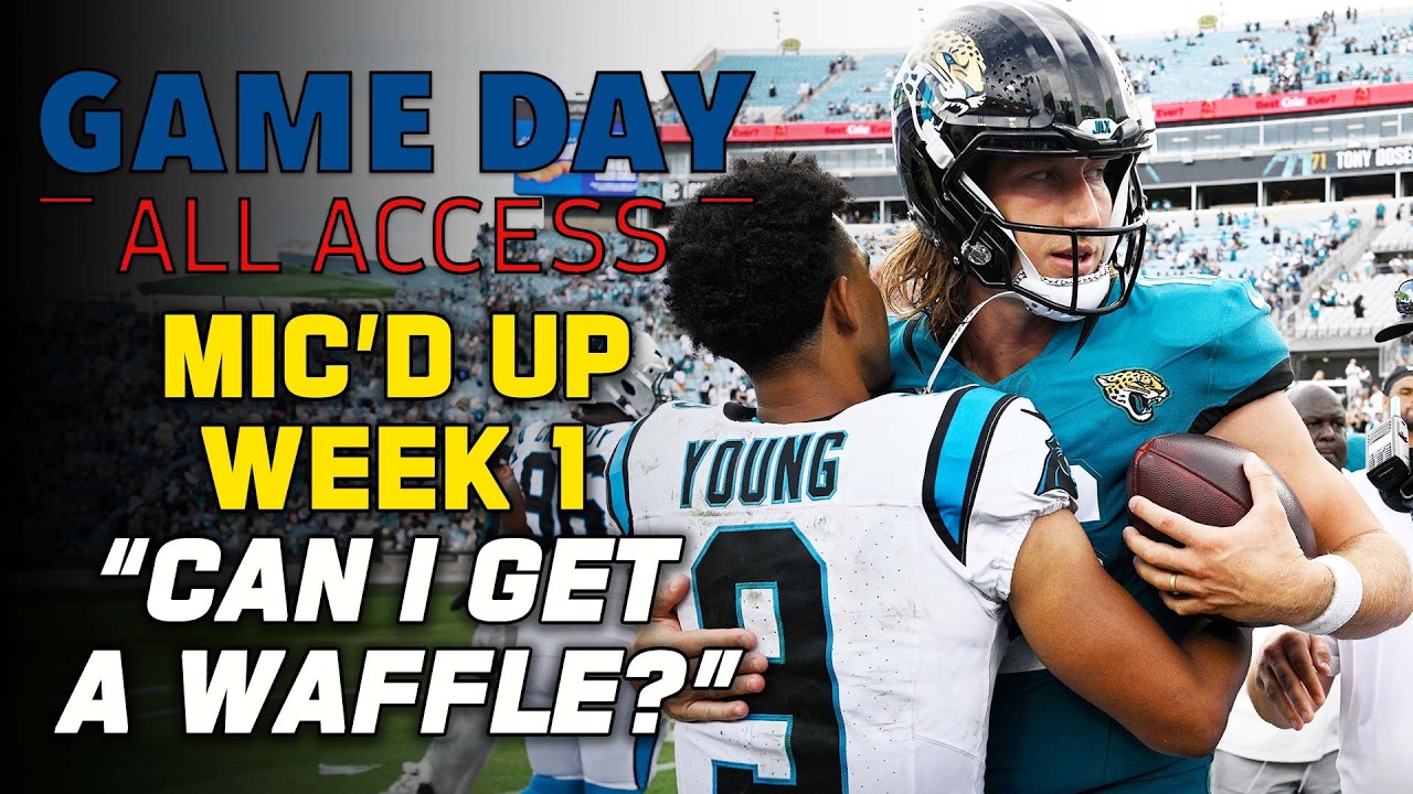 NFL Week 1 Mic'd Up! "Can I get a waffle?" | Game Day All Access