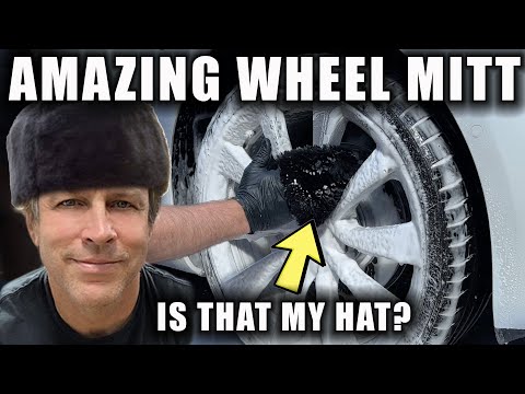 MY FAVORITE WHEEL MITT. REAL LAMBSKIN WOOL!! Luxury auto detailing