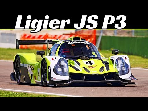 Ligier JS P3 Nissan Nismo V-8 Engine Exhaust Sound Video