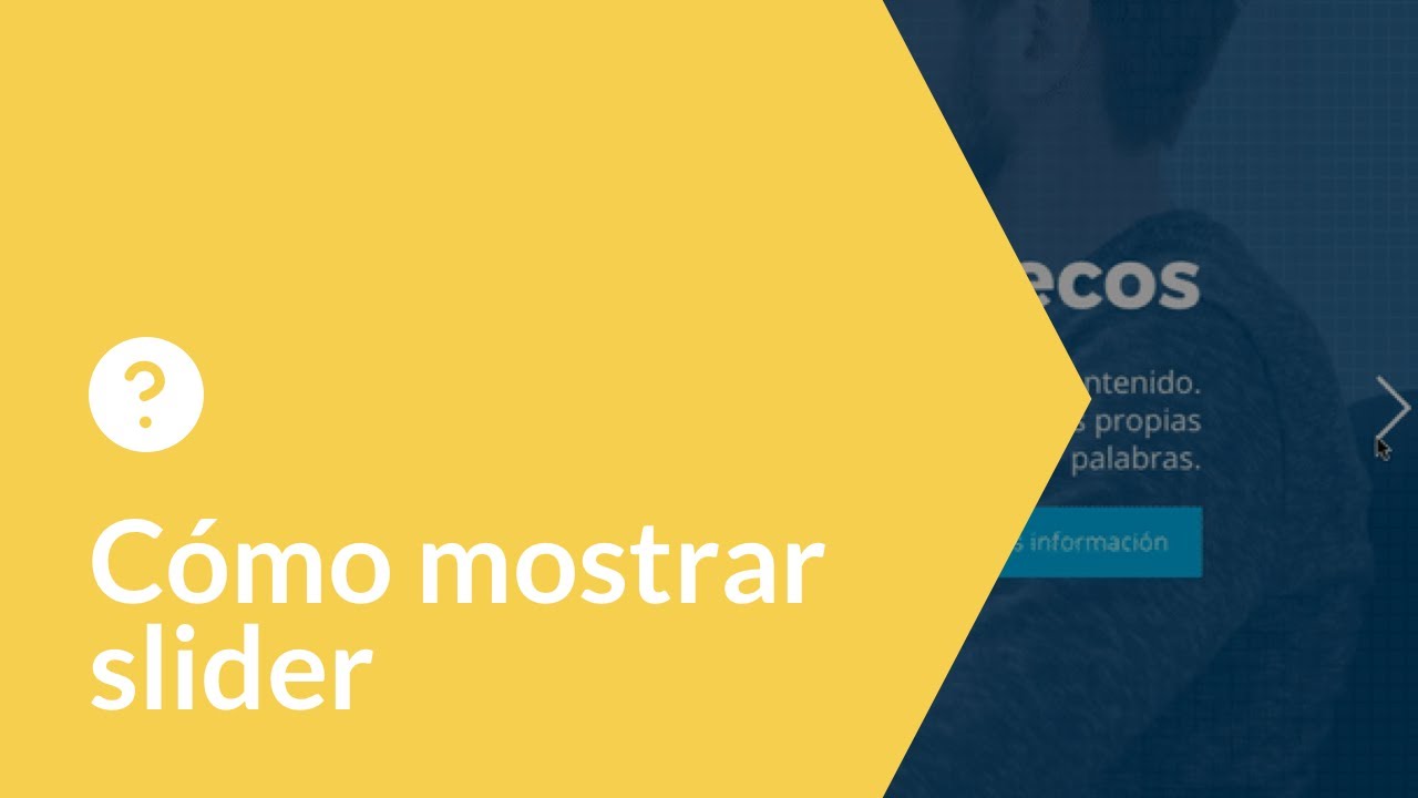 Cómo usar nuevos bloques de sliders