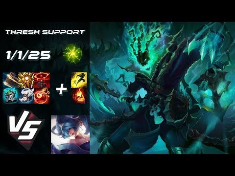 SUPPORT Thresh vs Sona - EU Grandmaster Patch 14.24
