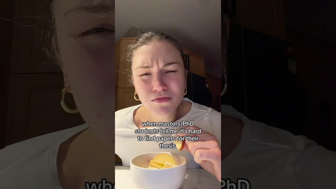 IT’S NOT HARD FINDING PAPERS FOR YOUR THESIS - YOU’RE JUST DOING IT THE WRONG WAY #phd #research