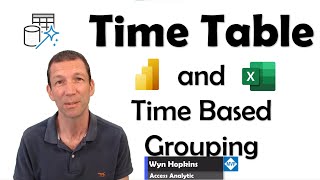 How to create a Time Table to analyze your Power BI or Excel data