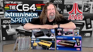 3 New Mini Systems (Atari, C64 & Intellivision)