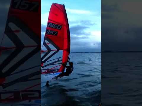 IQ wind foil girl Anna 11 years old #RTC Almere #IQfoil