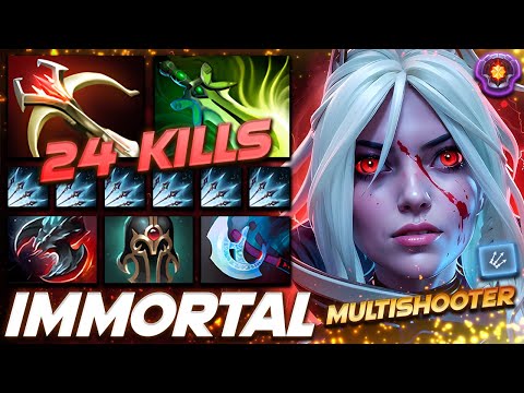 Drow Ranger Immortal Multishooter - Dota 2 Pro Gameplay [Watch & Learn]