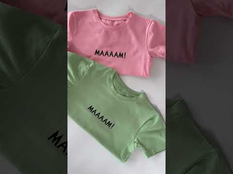 Футболка Овер фісташка Маааам