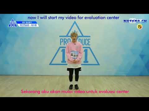 [ ENG/INDO ] PRODUCE X 101 - CHOI SUHWAN || Individual Trainee