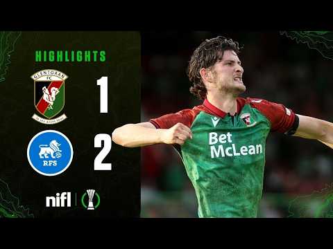 FC Glentoran Belfast 1-2 RFS Rigas Futbola Skola Riga