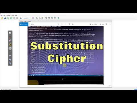 Flowgorithm Substitution Cipher