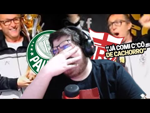 CASIMIRO REAGINDO AO CRAQUE NETO NA ELIMINAÇÃO DO PALMEIRAS PELA COPA DO BRASIL | Cortes do Casimito