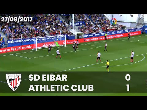 Imagen de portada del video ⚽ FULL MATCH I LaLiga 17/18 I J2. SD Eibar 0 – Athletic Club 1