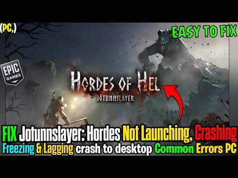 How to Fix Jotunnslayer: Hordes of Hel Freezing & Black Screen Issues