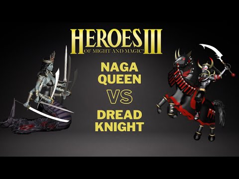 Heroes 3 - 7000 Naga Queens VS 7000 Dread knights