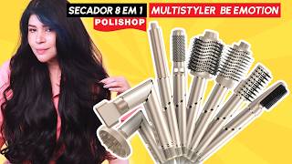 ✨ Modelador e Secador MULTI STYLER POLISHOP ME EMOTION: 8 em 1