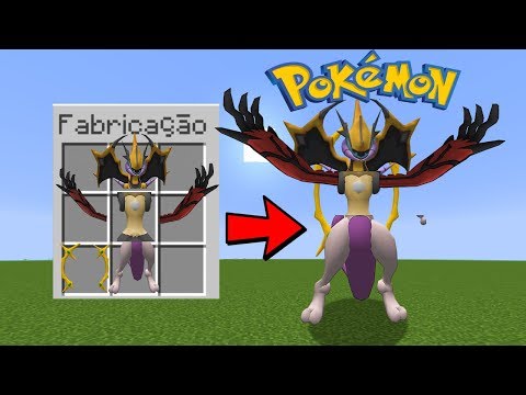COMO CRIAR UM NOVO POKEMON LENDÁRIO FUSÃO NO MINECRAFT