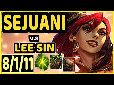 WARDEN (SEJUANI) vs LEE SIN - 8/1/11 KDA JUNGLE CHALLENGER GAMEPLAY - EUW