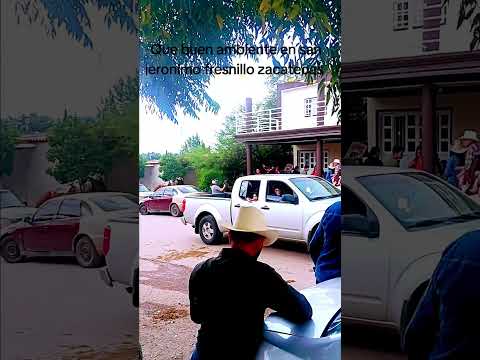 TAMBORAZO DESPUES DE LA CABALGATA EN SAN JERONIMO FRESNILLO ZACATECAS.