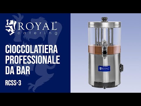 Video - Cioccolatiera professionale da bar – 3 litri