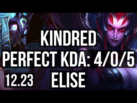 KINDRED vs ELISE (JNG) | 4/0/5, 70% winrate | KR Grandmaster | 12.23