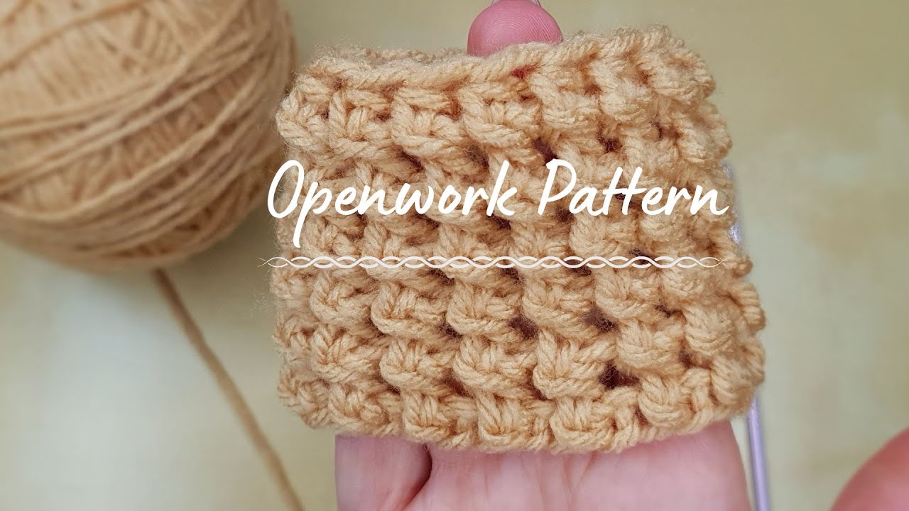 Very Beautiful Openwork Crochet Pattern. Detailed Tutorial