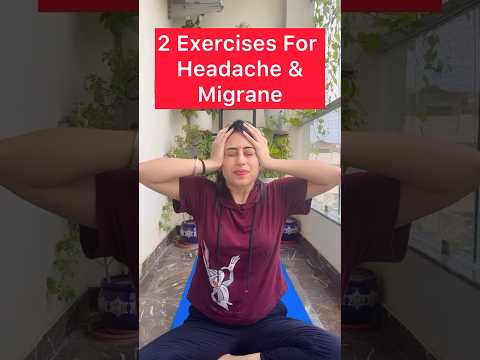 Headache & Migrane Relief Exercises! #migraine #tensionheadache #headache #shortsfeed #viralvideos