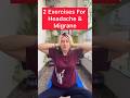 Headache & Migrane Relief Exercises! #migraine #tensionheadache #headache #shortsfeed #viralvideos