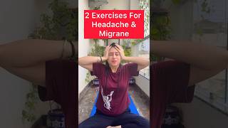 Headache & Migrane Relief Exercises! #migraine #tensionheadache #headache #shortsfeed #viralvideos