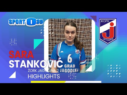 Sara Stanković  Highlights (20.03.2022) Žork Jagodina 2 - Žrk Radnički