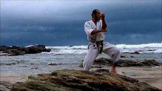 preview picture of video 'Karate Training - kata tekki shodan - Nambucca Heads - Mid North Coast (NSW)'