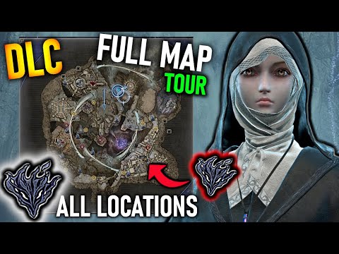 Elden Ring Nightreign DLC 100% Map Guide – All Bosses, Dungeons & Locations