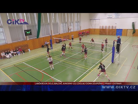 Lanškroun: Místní volejbalistky U22 zdolaly doma soupeřky z Prahy i Ostravy