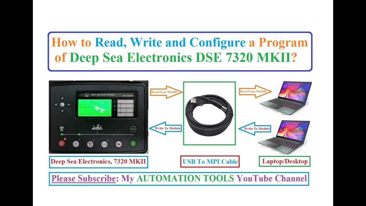 How to Read, Write and Configure a Program of Deep Sea Electronics DSE 7320 MKII ?