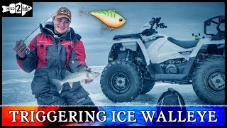 Targeting Early Ice Walleyes with Lipless Crankbaits