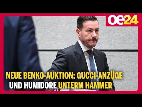 Neue Benko-Auktion: Gucci-Anzüge und Humidore unterm Hammer