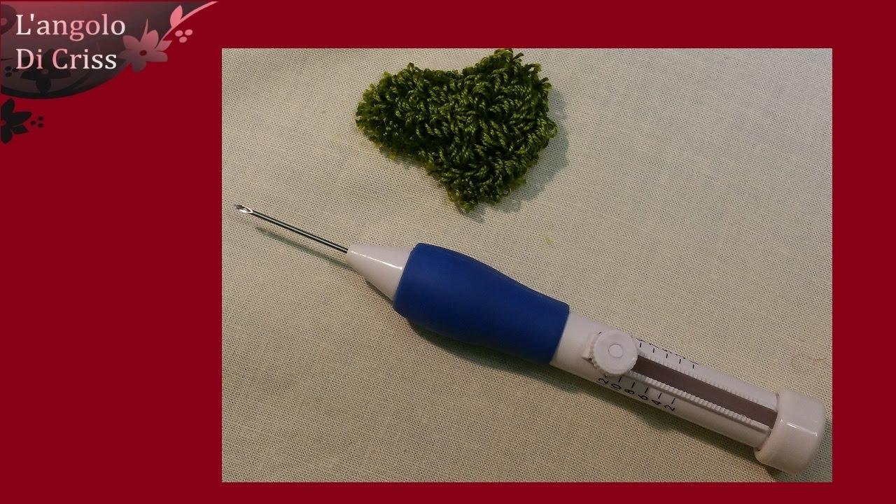 Ricamo con l'ago magico : come si usa  - tutorial passo a passo
