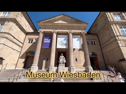 Museu em Wiesbaden, Hessen 🇩🇪 | 1080HD | Passeio pela arte e história natural