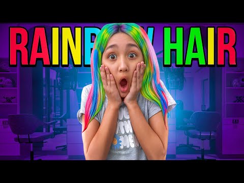 I SURPRISED My Parents With RAiNBOW HAiR! *GROUNDED* | DLA Fam