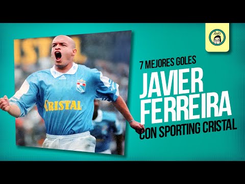 ¡7 GOLAZOS del inolvidable 'PELADO' JAVIER FERREIRA con SPORTING CRISTAL! | albto